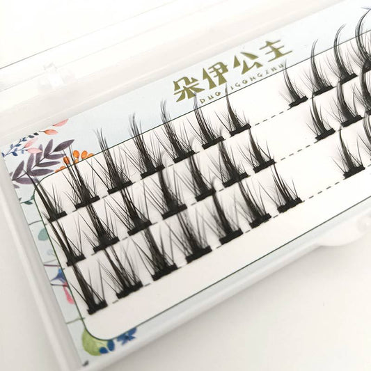 Individual Lash Extensions Clusters – Realistic Natural Volume Look