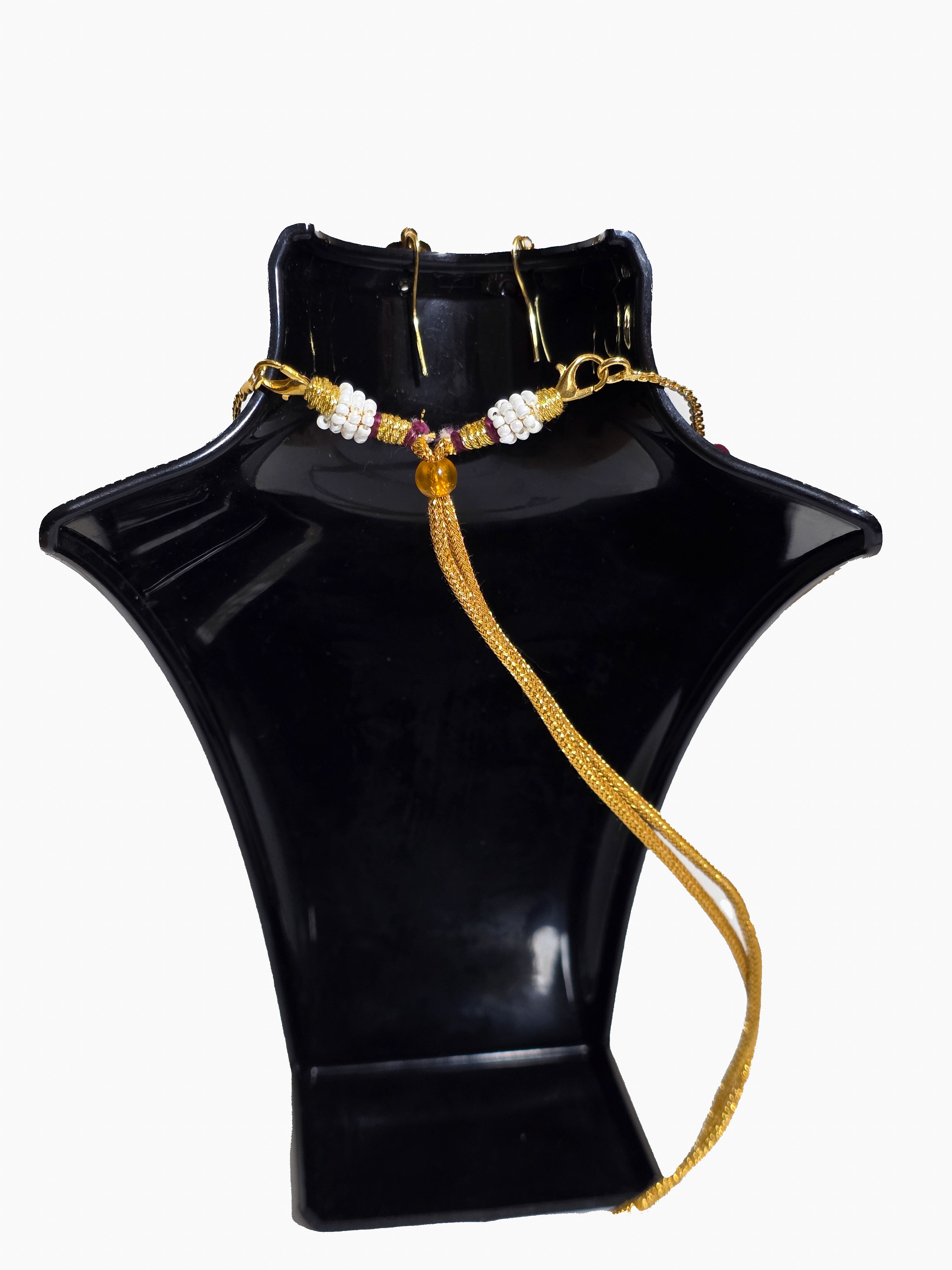 Multicolour Beaded Necklace & Earrings | Indian Bridal Jewellery ,Party Wear