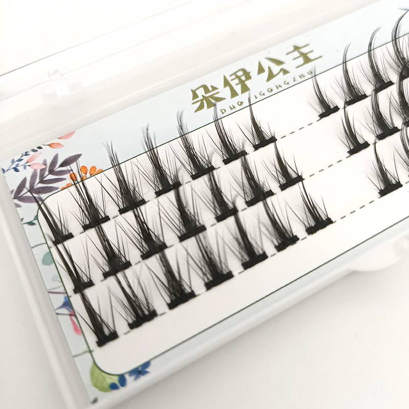 Individual Lash Extensions Clusters – Realistic Natural Volume Look